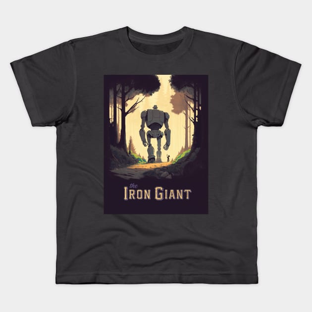 Metal Giant Kids T-Shirt by theusher